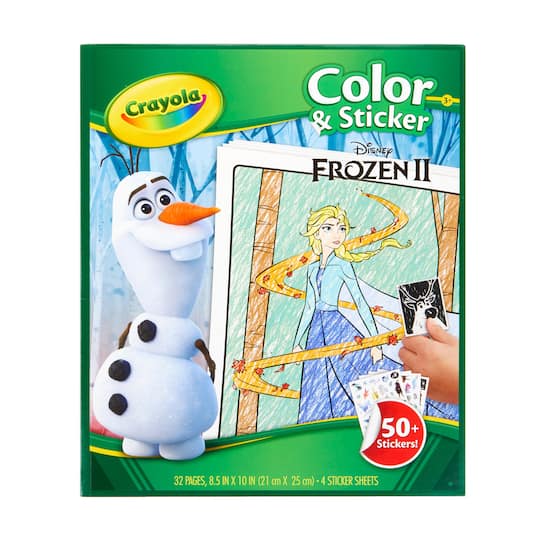 Crayola Disney Frozen Coloring Sticker Book Michaels